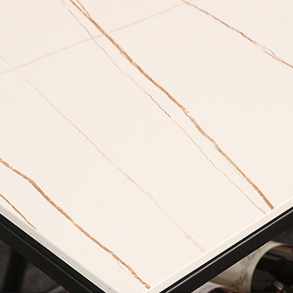 Marble Patio Bar Table with Rectangle Table Top Double Pedestal Table - 41.3" H Clearhalo 'Bar Furniture' 'Bar Tables' 'bar_tables' 'furn' 'furn_bar_tables' 'Furniture' 'furniture_bar_tables' 'Kitchen & Dining Furniture' 1200x1200_84d6bc22-4238-4895-aae6-81dd002361fb