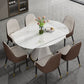 Contemporary 1/4/5/7 Pieces Dining Set Round Dining Table Set with Pedestal Base Clearhalo 'Dining Room Sets' 'Dining Tables & Seating' 'dining_room_set' 'furn' 'furn_dining_room_set' 'Furniture' 'furniture_dining_room_set' 'Kitchen & Dining Furniture' 'kitchen&dining_furn' 'kitchen' 1200x1200_84d7a4a2-5b44-4383-92bd-6442b23bac20