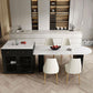 Double Pedestal Dinner Table Traditional Luxury Dining Site Table for Home Clearhalo ' dining_table' 'Dining Tables & Seating' 'Dining Tables' 'furn' 'furn_dining_table' 'Furniture' 'furniture_dining_table' 'Kitchen & Dining Furniture' 'kitchen&dining_furn' 'kitchen' 'kitchen_dining_table' 1200x1200_84d7b7c8-b743-451d-89e2-7818923abc76