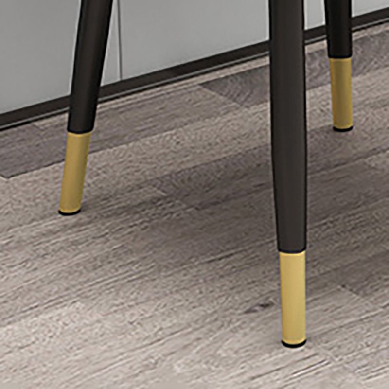 Home Scandinavian Side Chair Metal Upholstered Parsons Dining Room Chair Clearhalo ' kitchen&dining_furn' 'Dining Chairs' 'Dining Tables & Seating' 'dining_chair' 'furn' 'furn_dining_chair' 'Furniture' 'furniture_dining_chair' 'Kitchen & Dining Furniture' 'kitchen' 1200x1200_84d8210a-d494-4f8f-9107-03391d591acc