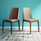 Modern Leather Armless Dining Chairs Solid Back Side Chair with Wood Legs Clearhalo ' kitchen&dining_furn' 'Dining Chairs' 'Dining Tables & Seating' 'dining_chair' 'furn' 'furn_dining_chair' 'Furniture' 'furniture_dining_chair' 'Kitchen & Dining Furniture' 'kitchen' 1200x1200_84d8b077-c650-4aec-9fa9-4484f0c0baa2