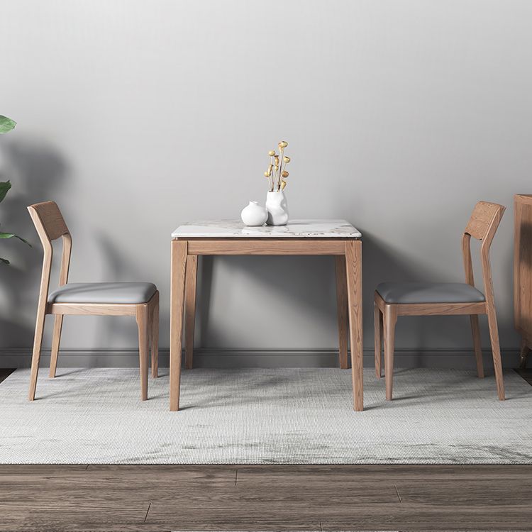 Industrial Style Square Dining Table Stone 4 Legs Dining Site Table for Dining Room Clearhalo ' dining_table' 'Dining Tables & Seating' 'Dining Tables' 'furn' 'furn_dining_table' 'Furniture' 'furniture_dining_table' 'Kitchen & Dining Furniture' 'kitchen&dining_furn' 'kitchen' 'kitchen_dining_table' 1200x1200_84d95b50-26fb-47e7-ba6e-7db79c6d4a5e