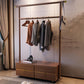 Contemporary Movable Wardrobe Wooden Bedroom Armoire with Drawers Clearhalo 'Armoires & Wardrobes' 'armoires_wardrobes' 'Bedroom Furniture' 'furn' 'furn_armoires_wardrobes' 'Furniture' 1200x1200_84dca830-55b5-4c7e-a835-24af1708867a