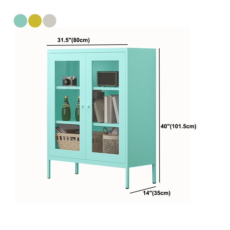 Scandinavian Steel Vertical Standard Bookcase with Clear Toughened Glass Door Clearhalo 'Bookcases' 'furn' 'furn_bookcases' 'Furniture' 'furniture_bookcases' 'kitchen' 'kitchen_bookcases' 'Living Room Furniture' 'Office Furniture' 1200x1200_84dfc8d1-90c3-4a28-a573-d6693899e18e