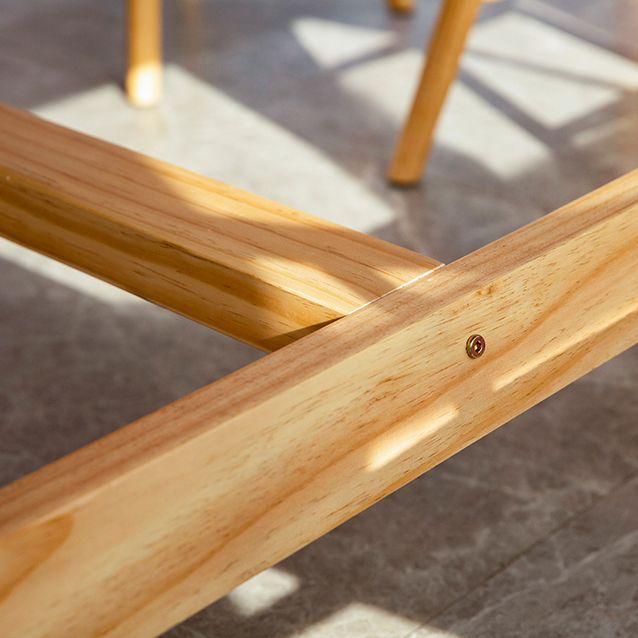Rectangle Trestle Base Dining Table Modern Pine Wood Table for Kitchen Clearhalo 'Dining Tables & Seating' 'Dining Tables' 'dining_table' 'furn' 'furn_dining_table' 'Furniture' 'Kitchen & Dining Furniture' 1200x1200_84dff0b5-648f-44f2-ab02-3d7a492594db