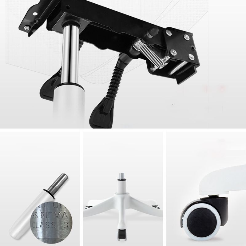 Hoge rug gestoffeerde bureaustoelstoel in hoogte verstelbare gewatteerde wapenstoel met hoofdsteun