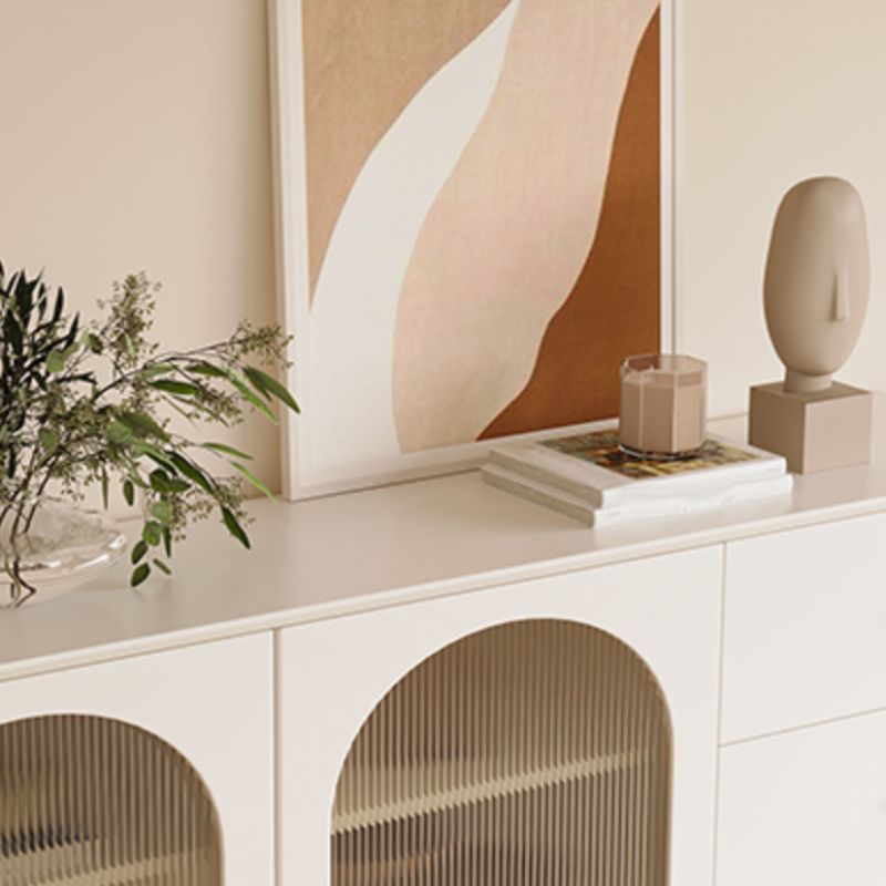 Modern Display Stand Wood Glass Doors Display Cabinet for Dining Room Clearhalo 'Display & China Cabinets' 'display_china_cabinets' 'furn' 'furn_display_china_cabinets' 'Furniture' 'Kitchen & Dining Furniture' 1200x1200_84e361bf-f395-4bda-870d-6d2bc20c5a07