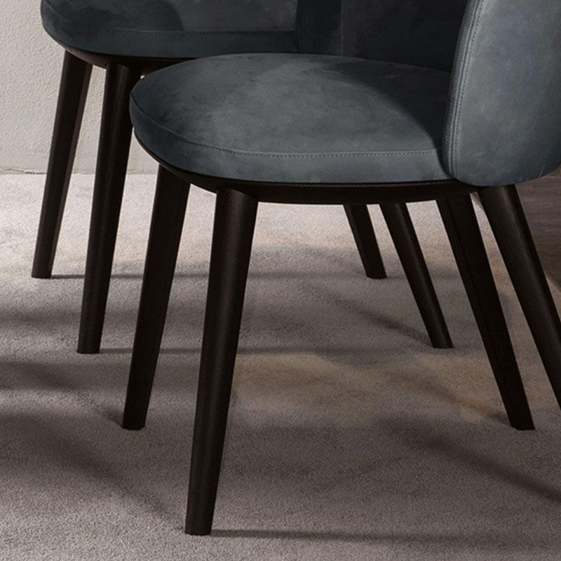 Parsons zijstoel eigentijdse houten keuken eetkamerstoel