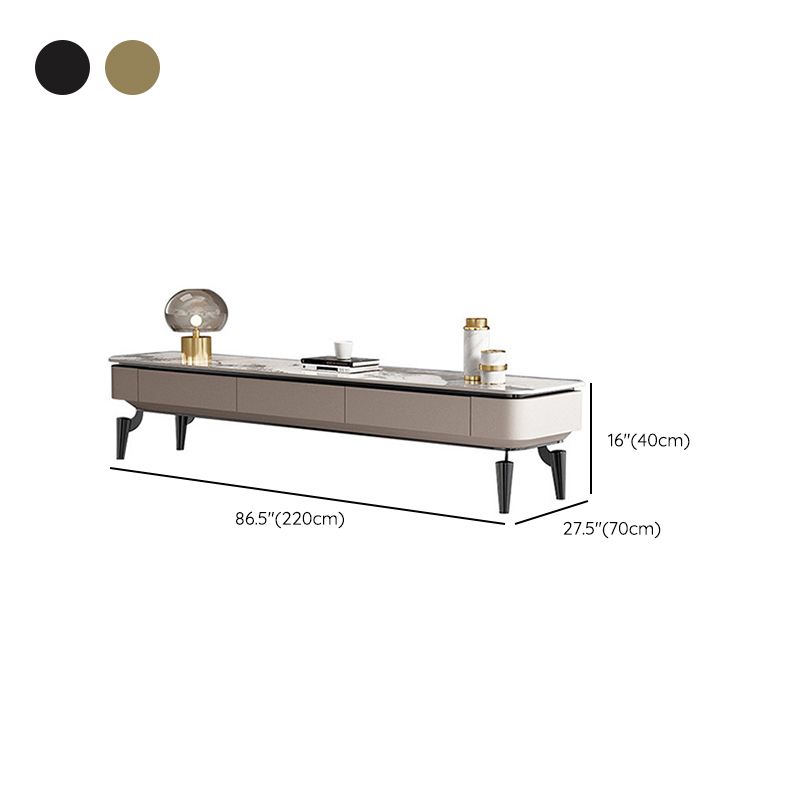 4 Legs Cocktail Table Modern Rectangle Single Coffee Table with 4 Drawers Clearhalo 'Coffee & Accent Tables' 'Coffee Tables' 'coffee_tables' 'furn' 'furn_coffee_tables' 'Furniture' 'Living Room Furniture' 1200x1200_84e8a738-f91a-43f6-9e10-d76e66eddc65