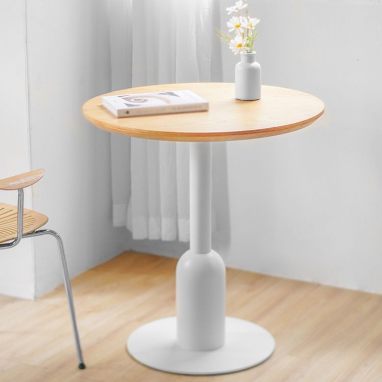 Metal Industrial Dining Table Wood Top Indoor Table with Pedestal Base Clearhalo ' dining_table' 'Dining Tables & Seating' 'Dining Tables' 'furn' 'furn_dining_table' 'Furniture' 'furniture_dining_table' 'Kitchen & Dining Furniture' 'kitchen&dining_furn' 'kitchen' 'kitchen_dining_table' 1200x1200_84e9a7d7-408e-4fc8-8228-14d8e77e08b8