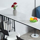 Mesa de barra especializada altura de barra de barra moderna para interiores y breakroom