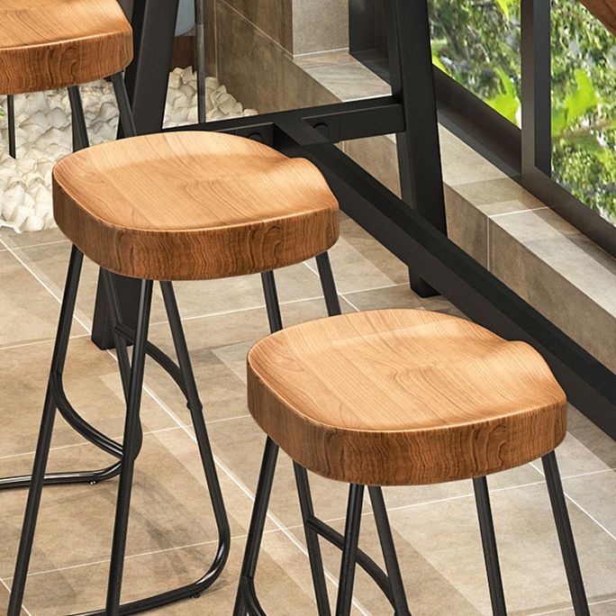 Modern Bar Table Set 1/2/4 Pcs Pine Solid Wood Bar Table and Backless Stools Clearhalo 'Bar Furniture' 'furn' 'furn_home_bar_bar_sets' 'Furniture' 'Home Bars & Bar Sets' 'home_bar_bar_sets' 'Kitchen & Dining Furniture' 1200x1200_84ee38d0-08f6-442d-a33e-794c626fc2e1