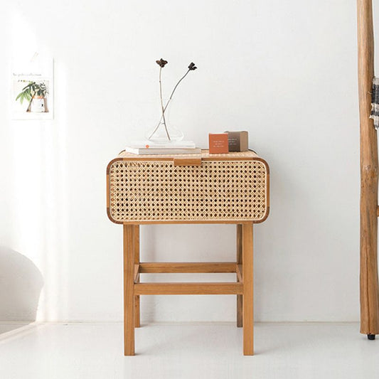 Contemporary Lower Shelf Nightstand Wooden Bedside Cabinet with Door for Bedroom Clearhalo 'Bedroom Furniture' 'furn' 'furn_night_stand' 'Furniture' 'night_stand' 'Nightstands' 1200x1200_84eeeef4-cd2b-4062-bc0b-543d909ef0f0