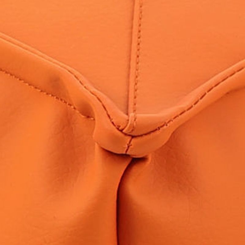 Modern Pouf Ottoman Leather Upholstered Solid Color Tear Resistant Square Ottoman Clearhalo 'furn' 'furn_ottomans_poufs' 'Furniture' 'Living Room Furniture' 'Ottomans & Poufs' 'ottomans_poufs' 1200x1200_84ef2f2e-82e3-4039-a4d6-6bb96092ec4e