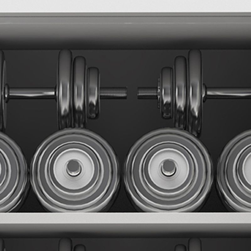 Armadio di archiviazione in metallo mobile contemporaneo con blocco e archiviazione