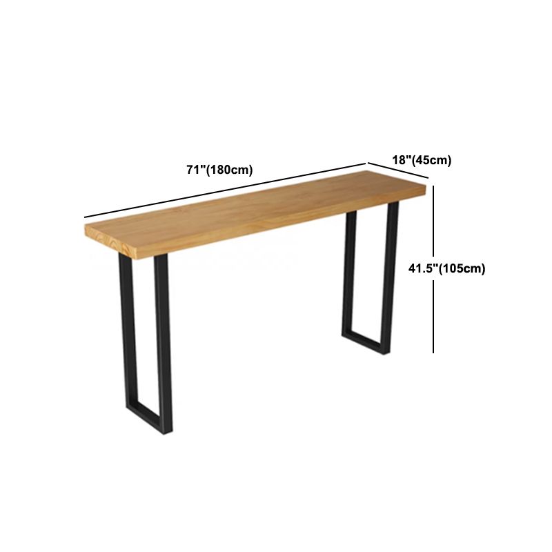 Juego de mesa de Bar moderno de 1/7 piezas, mesa de mostrador rectangular de madera con taburetes