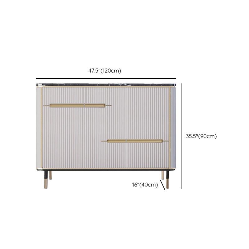 Stone Credenza moderno e contemporaneo server a buffet con armadi
