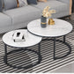 Frame Cocktail Table Slate Top Coffee or End Table with Storage Drawers