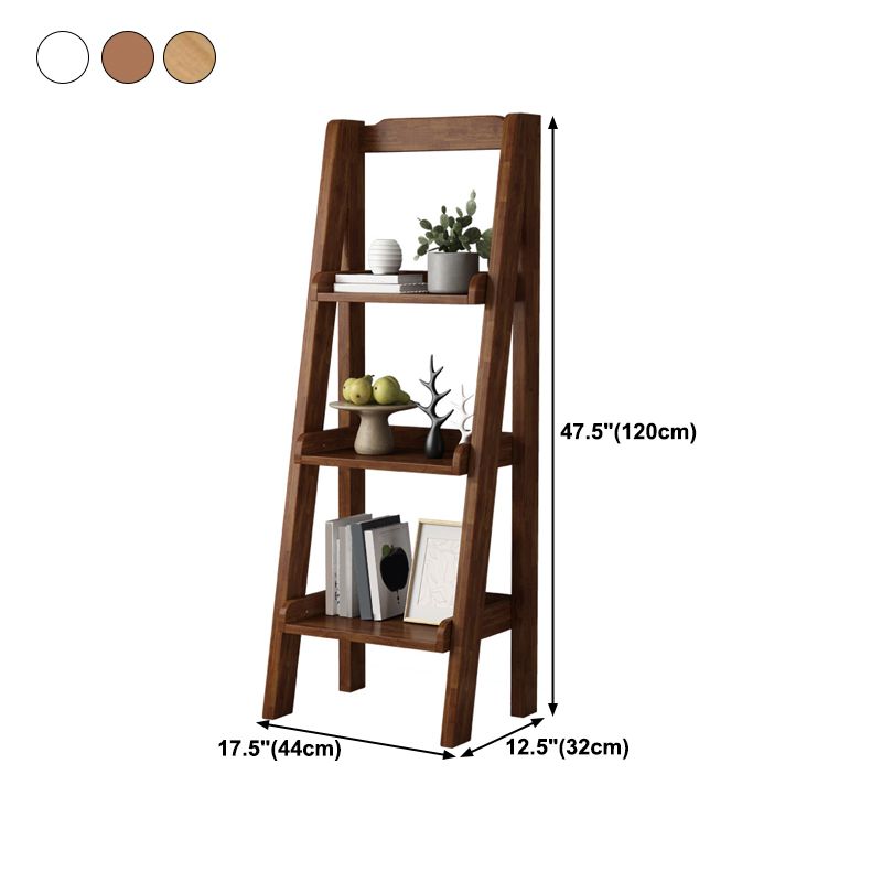 Contemporary Style Ladder Bookcase Wooden Vertical Book Shelf Clearhalo 'Bookcases' 'furn' 'furn_bookcases' 'Furniture' 'furniture_bookcases' 'Office Furniture' 1200x1200_84f8741c-d429-4fea-b334-f0f72c752096