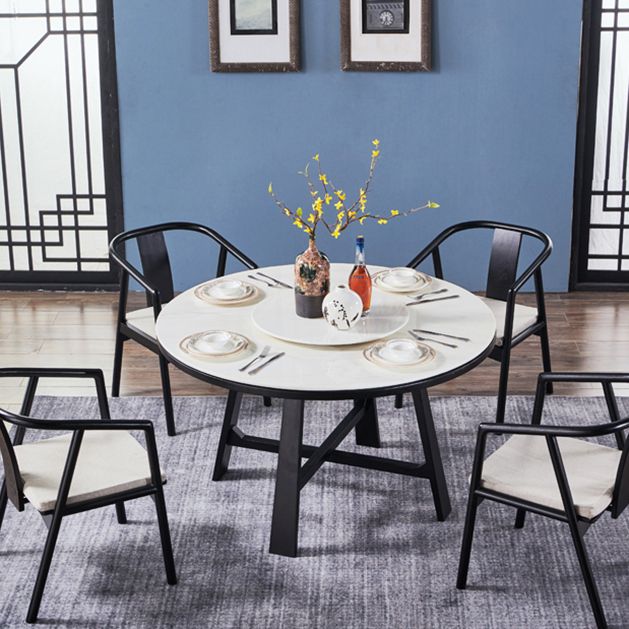 Traditional Home Wood Dining Chair Open Back Dining Side Chair with Arm Clearhalo ' kitchen&dining_furn' 'Dining Chairs' 'Dining Tables & Seating' 'dining_chair' 'furn' 'furn_dining_chair' 'Furniture' 'furniture_dining_chair' 'Kitchen & Dining Furniture' 'kitchen' 1200x1200_84f9e544-536c-4236-a34c-9aa7d52c7ab6