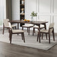 4-foot Solid Wood Table Rectangle Modern Fixed Dinner Room Kitchen Table Clearhalo 'Dining Tables & Seating' 'Dining Tables' 'dining_table' 'furn' 'furn_dining_table' 'Furniture' 'furniture_dining_table' 'Kitchen & Dining Furniture' 'kitchen' 'kitchen_dining_table' 1200x1200_84faf8f2-45fb-4b35-b6b4-01d102615f2c