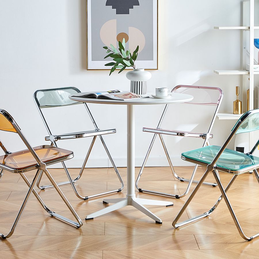 Metal Contemporary Round Dining Table Wood Top Table for Dining Room and Kitchen Clearhalo ' dining_table' 'Dining Tables & Seating' 'Dining Tables' 'Furniture' 'furniture_dining_table' 'Kitchen & Dining Furniture' 'kitchen&dining_furn' 'kitchen' 'kitchen_dining_table' 1200x1200_84fc85a4-ca36-43b2-a7e5-a82666e7d495