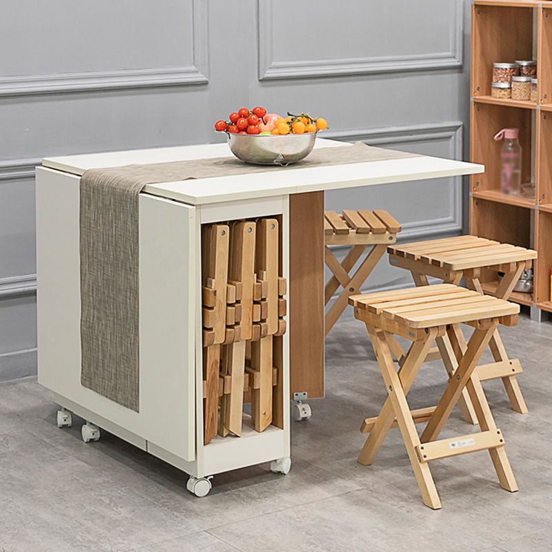 47'' Foldable Artificial Wood Table Modern Rectangle Table (only table) Clearhalo ' dining_table' 'Dining Tables & Seating' 'Dining Tables' 'Furniture' 'furniture_dining_table' 'Kitchen & Dining Furniture' 'kitchen&dining_furn' 'kitchen' 'kitchen_dining_table' 1200x1200_84fe40bb-4eca-4fa9-8c30-0c4f2d7ac1d3