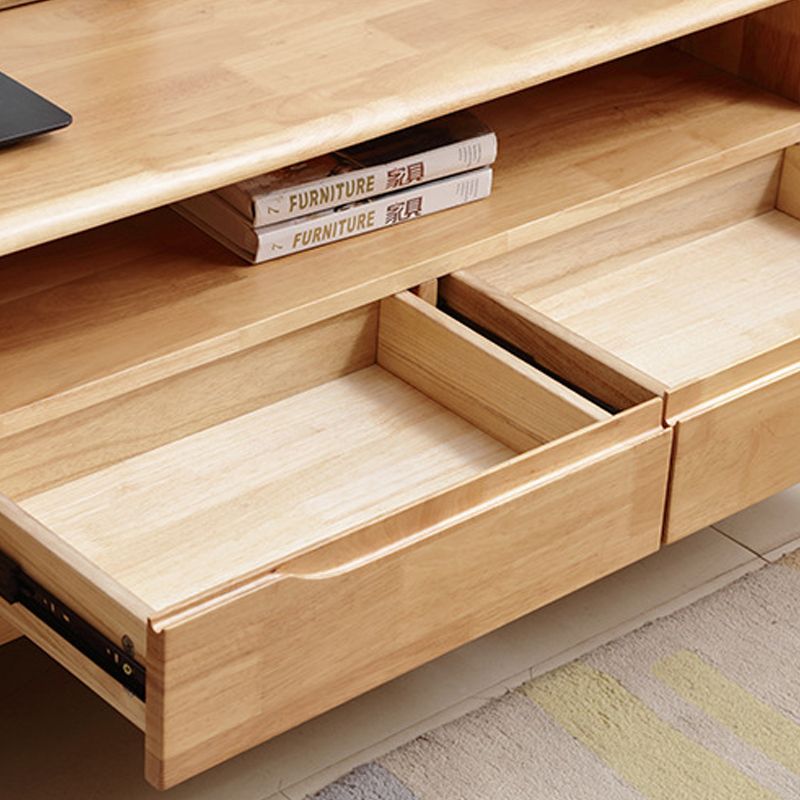 Scandinavian Wood TV Stand Console Open Storage TV Media Stand for Living Room Clearhalo 'furn' 'furn_tv_stands_entertainment_centers' 'Furniture' 'Living Room Furniture' 'TV Stands & Entertainment Centers' 'TV Stands & Media Storage Furniture' 'tv_stands_entertainment_centers' 1200x1200_85014a97-9f21-48c4-9912-5e60ade1660b