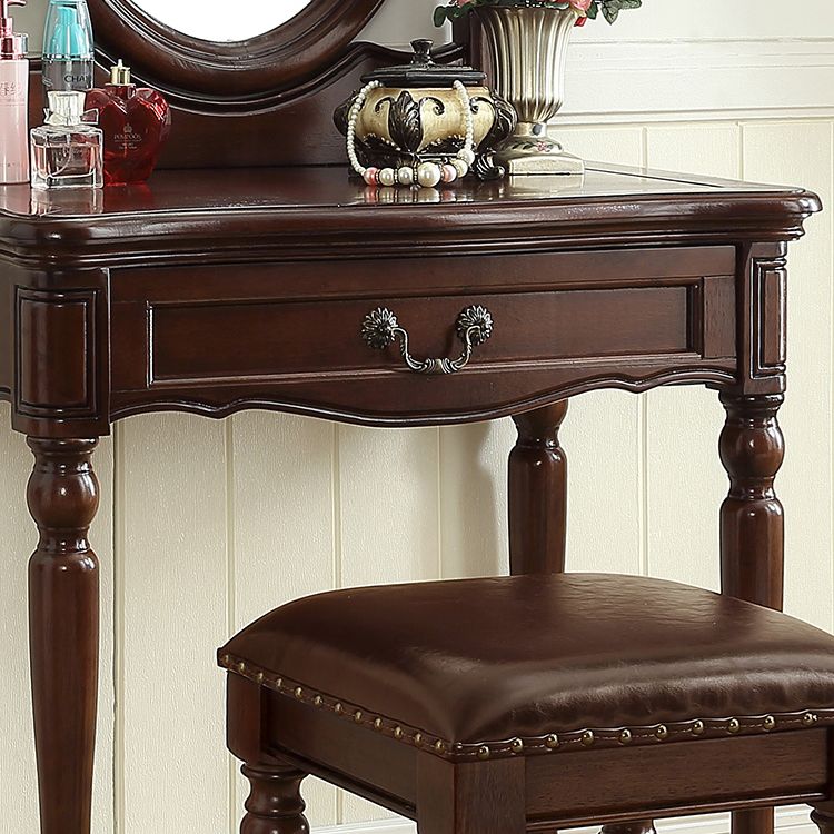 Traditional Rubberwood Bedroom Storage Box 3 Drawer Vanity Tables Clearhalo 'Bedroom Furniture' 'furn' 'furn_makeup_vanities' 'Furniture' 'Makeup Vanities' 'makeup_vanities' 1200x1200_8502db6c-4236-4485-b1ba-5f327926ea0f