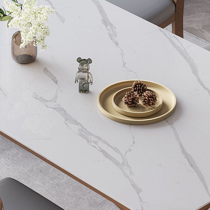 1/4/5/6/7 Pieces Table Furniture Set Sintered Stone Dining Room Set with Wooden Legs Clearhalo 'Dining Room Sets' 'Dining Tables & Seating' 'dining_room_set' 'furn' 'furn_dining_room_set' 'Furniture' 'furniture_dining_room_set' 'Kitchen & Dining Furniture' 1200x1200_85033527-e80c-4b88-bf34-4f70d51b25ff