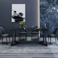 Modern Style Rectangle Stone Furniture Double Pedestal Dining Room Collection Clearhalo ' dining_table' 'Dining Tables & Seating' 'Dining Tables' 'furn' 'furn_dining_table' 'Furniture' 'furniture_dining_table' 'Kitchen & Dining Furniture' 'kitchen&dining_furn' 'kitchen' 'kitchen_dining_table' 1200x1200_8503d4e5-6b0b-4a32-a970-432a814971a7