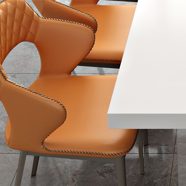 Acrylic Contemporary Rectangular Dining Sintered Stone Dining Table for Kitchen Clearhalo ' dining_table' 'Dining Tables & Seating' 'Dining Tables' 'furn' 'furn_dining_table' 'Furniture' 'furniture_dining_table' 'Kitchen & Dining Furniture' 'kitchen&dining_furn' 'kitchen' 'kitchen_dining_table' 1200x1200_8504e1eb-0219-41c5-9b22-b06c916ec32f