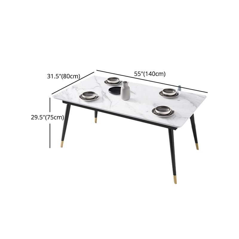 Glam 1/5/7 Pieces Metal Dining Set Dining Furniture Set /Separate Items Clearhalo 'Dining Room Sets' 'Dining Tables & Seating' 'dining_room_set' 'furn' 'furn_dining_room_set' 'Furniture' 'furniture_dining_room_set' 'Kitchen & Dining Furniture' 'kitchen&dining_furn' 'kitchen' 1200x1200_85052353-3aaf-49b5-a7c0-32133e33e74e