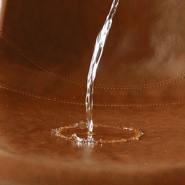Tabouret de comptoir sans accoudoirs à dossier industriel, tabouret de bar réglable en fer avec coussin en cuir