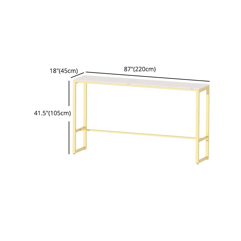 Nordic Style Sintered Stone Table Bar Counter Table for Home Clearhalo 'Bar Furniture' 'Bar Tables' 'bar_tables' 'furn' 'furn_bar_tables' 'Furniture' 'furniture_bar_tables' 'Kitchen & Dining Furniture' 1200x1200_850985c7-2173-41ad-b6b7-09c645c9d2ef