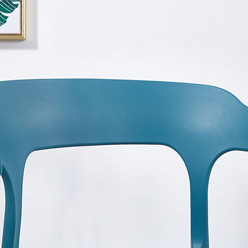Nordic Style Plastic Dining Chairs Open Back Dining Side Chair for Home Use Clearhalo ' kitchen&dining_furn' 'Dining Chairs' 'Dining Tables & Seating' 'dining_chair' 'furn' 'furn_dining_chair' 'Furniture' 'furniture_dining_chair' 'Kitchen & Dining Furniture' 'kitchen' 1200x1200_850a4363-daeb-447b-8393-cf4c05320f56