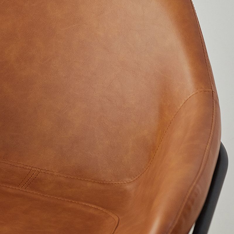 Nordic Iron Low Back Barstool Simple Indoor Tall Stool with Upholstered, 1 Piece Clearhalo 'Bar Furniture' 'Bar Stools' 'bar_stools' 'furn' 'furn_bar_stools' 'furniture_bar_stools' 'Kitchen & Dining Furniture' 'kitchen&dining_furn' 'kitchen' 'kitchen_furn' Furniture' 1200x1200_850f739c-4cc8-4134-a728-7c1555dc02bd