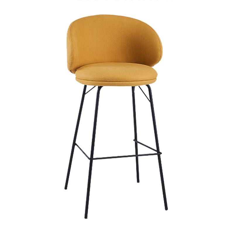 Modern Style Metal Bar-stool Bucket Counter Bar Stool for Home Clearhalo 'Bar Furniture' 'Bar Stools' 'bar_stools' 'furn' 'furn_bar_stools' 'Furniture' 'furniture_bar_stools' 'Kitchen & Dining Furniture' 1200x1200_850f74b5-5915-4593-b8d0-37b241dfbfb7