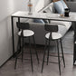 Modern Style Bar Table 1/3 Pieces Rectangle Faux Marble Counter Set Clearhalo 'Bar Furniture' 'furn' 'furn_home_bar_bar_sets' 'Furniture' 'Home Bars & Bar Sets' 'home_bar_bar_sets' 'Kitchen & Dining Furniture' 1200x1200_850fc30d-eef2-4b92-8232-1bc4ea252ee1