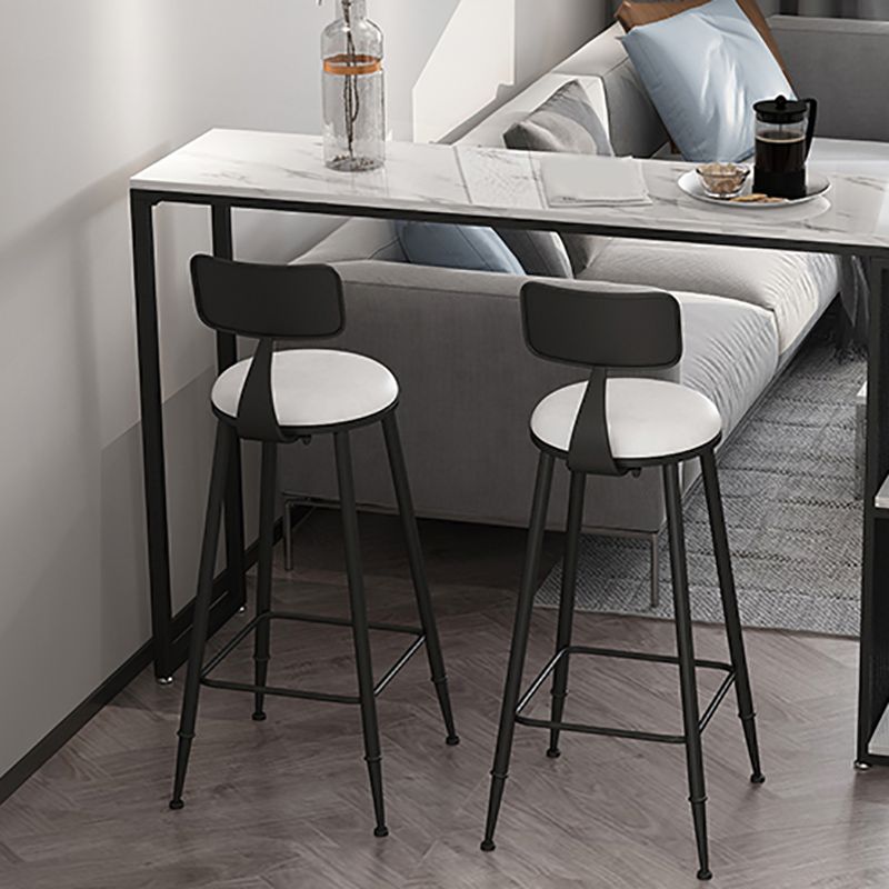 Modern Style Bar Table 1/3 Pieces Rectangle Faux Marble Counter Set Clearhalo 'Bar Furniture' 'furn' 'furn_home_bar_bar_sets' 'Furniture' 'Home Bars & Bar Sets' 'home_bar_bar_sets' 'Kitchen & Dining Furniture' 1200x1200_850fc30d-eef2-4b92-8232-1bc4ea252ee1