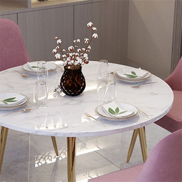 Nordic glam rond Table de table de pierre fritté 1/3/5/7 pièces