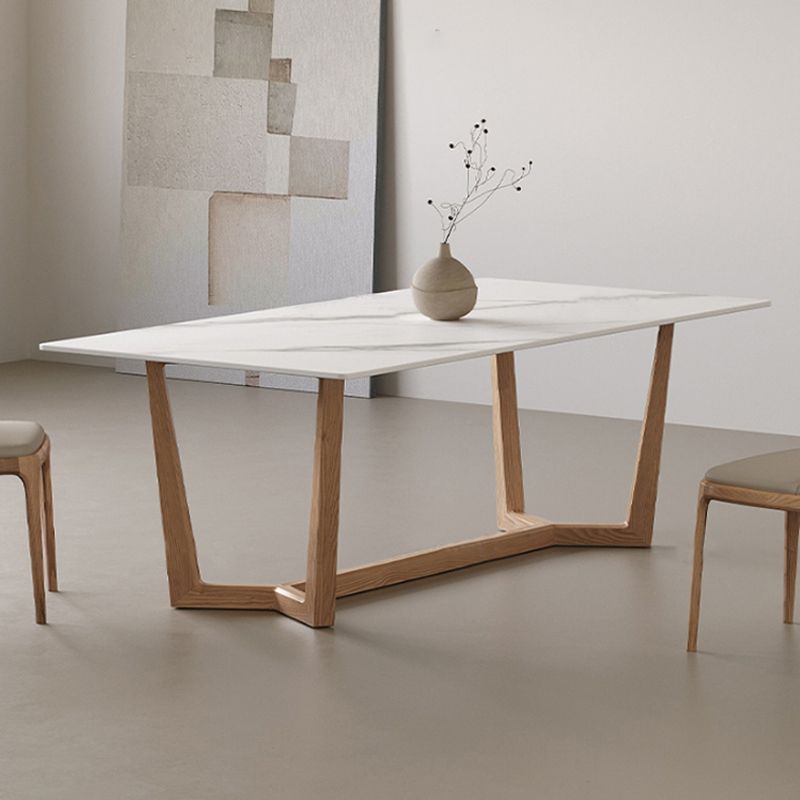 1/2/3/4ピースダイニングルーム家具セットモダンな焼結石のテーブルとアームレスチェア