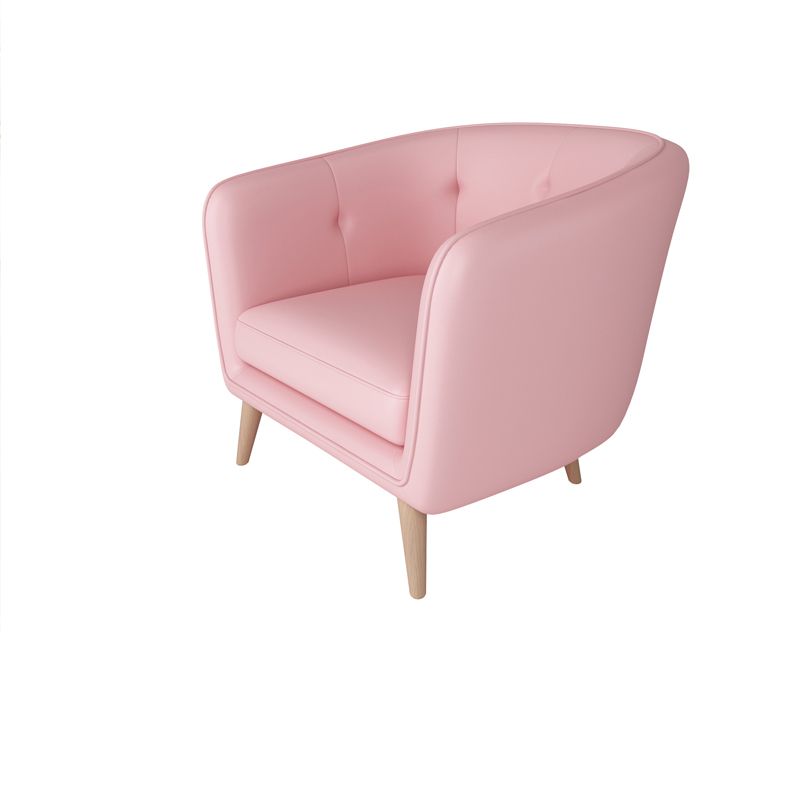 28.74"H Faux Leather Solid Color with Slope Arm for Bedroom Apartment Clearhalo 'furn' 'furn_sofas' 'Furniture' 'furniture_sofas' 'kitchen' 'kitchen_sofas' 'Living Room Furniture' 'Sofa' 'sofas' 1200x1200_851484dd-88a0-401d-adc6-1653cd0e6f15