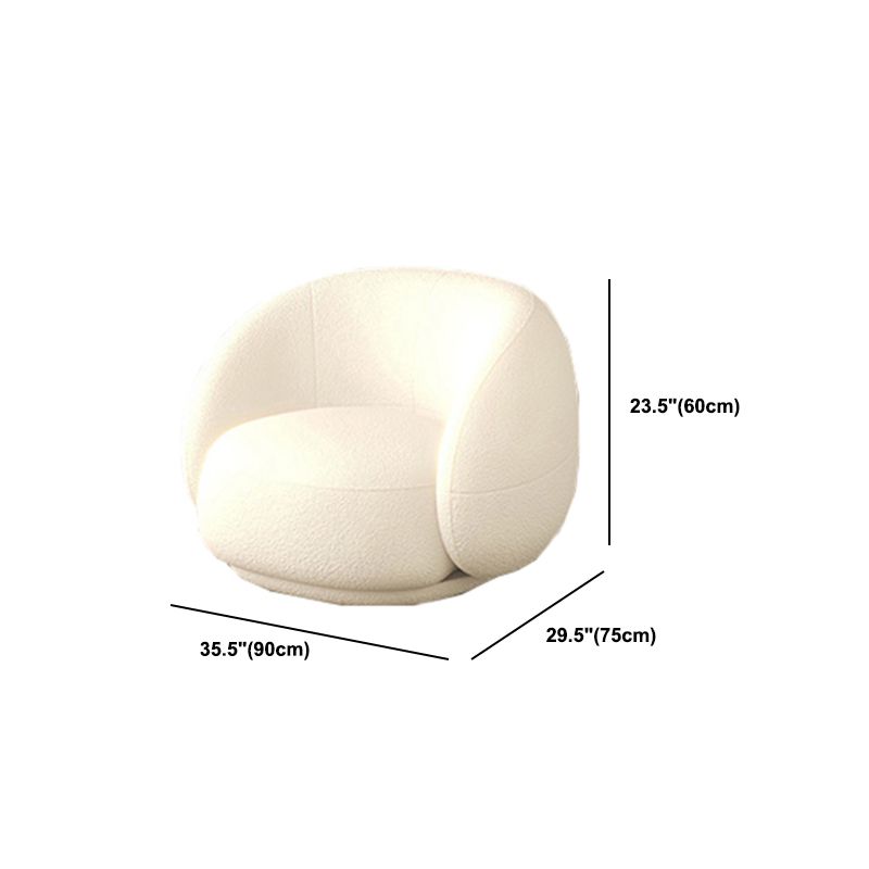 Contemporary Tight Back Settee Bench Curved Settee Couch in Grey/white Clearhalo 'furn' 'furn_sofas' 'Furniture' 'Living Room Furniture' 'Sofa' 'sofas' 1200x1200_851aa678-50aa-4912-89f0-57cecbdf6ee9