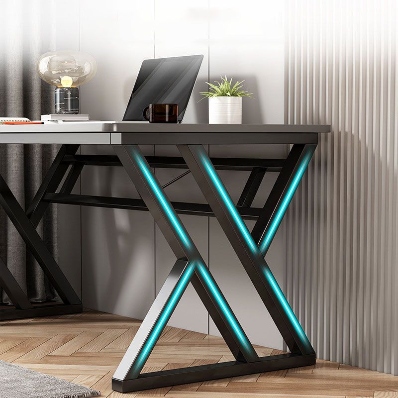 Descripción de la computadora de gestión de cables de escritorio de juegos rectangular