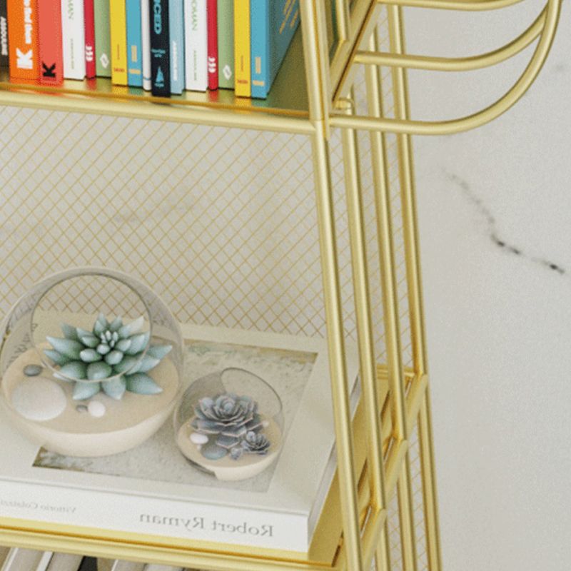 Metal Closed Back Bookshelf Modern Standard Bookcase with Shelves Clearhalo 'Bookcases' 'furn' 'furn_bookcases' 'Furniture' 'Office Furniture' 1200x1200_851fd08b-72c2-49ee-8206-a5a84b0badaf