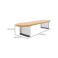 Industrial Solid Wood Writing Desk Oval Office Desk for Office