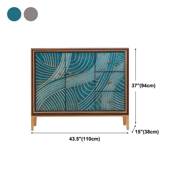 Soggiorno a buffet con cassetti e ingegnerizzazione ingegnerizzato a buffet moderno