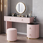 Light Glass Top Makeup Vanity Desk Storage Box Makeup Vanity Set Clearhalo 'Bedroom Furniture' 'furn' 'furn_makeup_vanities' 'Furniture' 'Makeup Vanities' 'makeup_vanities' 1200x1200_8522e78e-b2d2-4686-a355-13ad17695609
