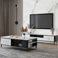 Modern TV Stand Console Open Storage Media Console TV Stand with Drawer Clearhalo 'furn' 'furn_tv_stands_entertainment_centers' 'Furniture' 'Living Room Furniture' 'TV Stands & Entertainment Centers' 'TV Stands & Media Storage Furniture' 'tv_stands_entertainment_centers' 1200x1200_85235926-e0f1-4585-a0cd-3823437066a6